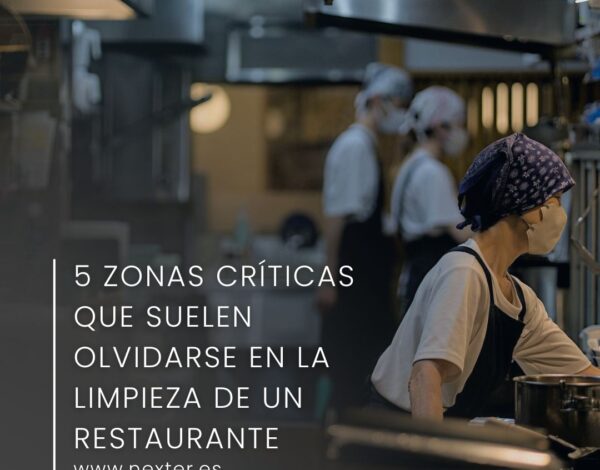 5 zonas críticas que suelen olvidarse en la limpieza de un restaurante