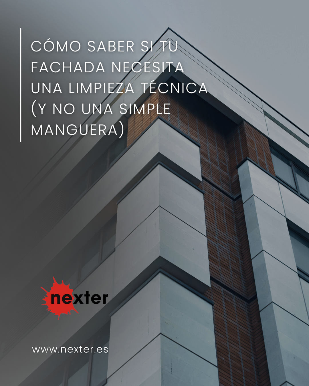 Cómo saber si tu fachada necesita una limpieza técnica (y no una simple manguera)